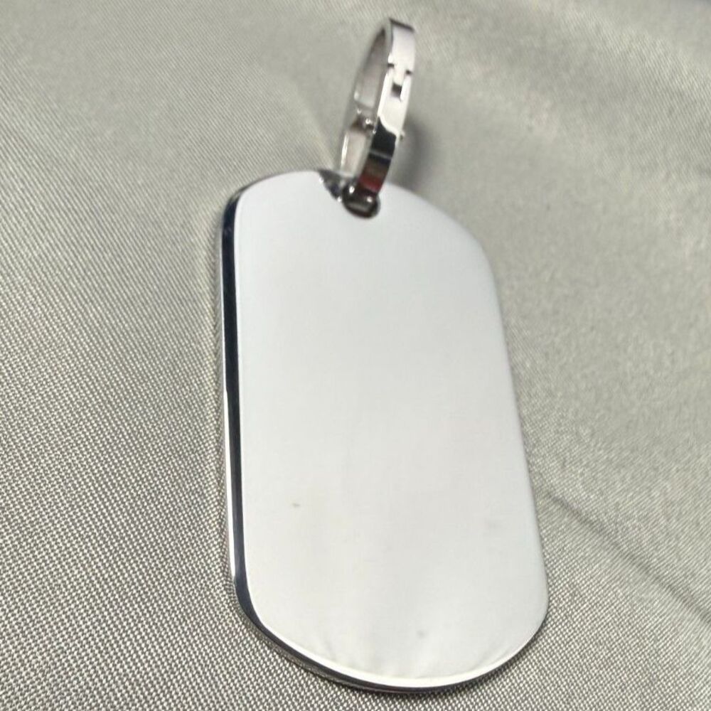 Stainless Steel Dog Tag Pendant